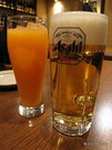 パッソアオレンジ&生ビール（中）